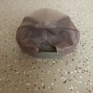 Plain beige trucker hat